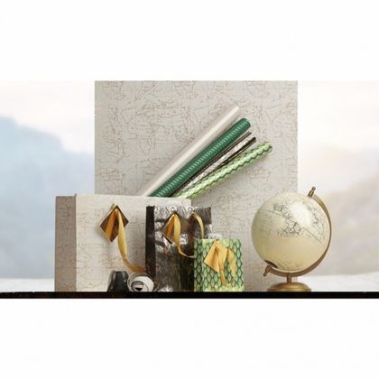 Бумага декоративная в рулоне "Premium. Travel" 2*0,7 м, ассорти