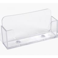 Подставка д/визиток "Exacompta" пласт., прозрачный