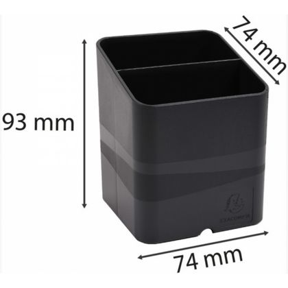 Подставка д/ручек "Pen Cube" пласт., 2 дел., прозрачный синий