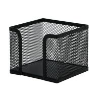 Бокс д/бум. д/з 95*80*95 мм "Q-Connect" сетка, черный