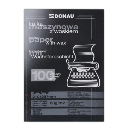 Бумага копировальная А4 100 л. "Donau" черный
