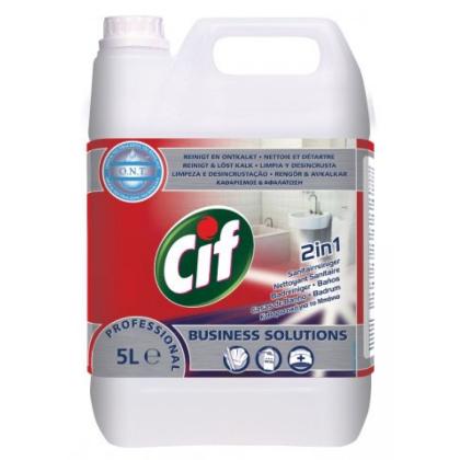 Средство чистящее д/сантехники "Cif Washroom 2in1" 5 л