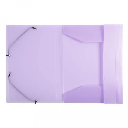 Папка на резинках 40 мм. "Chromaline Pastel" пласт., ассорти