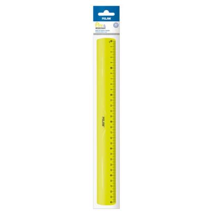 Линейка 30 см "Flex&Resistant" пласт., розовый