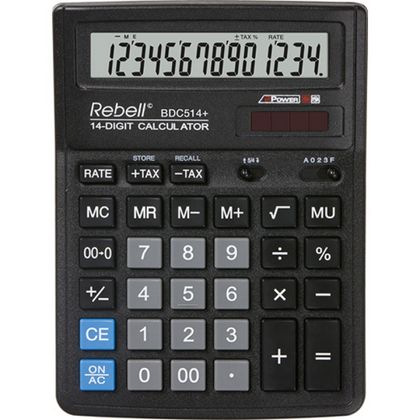 Кальк. наст. 16р. BDC616 BX Rebell черный 193*143*38 мм