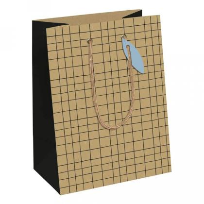 Пакет бумажный подарочный 21,5*10,2*25,3 см "Minimalist"