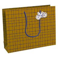 Пакет бумажный подарочный 37,3*11,8*27,5 см "Bike"