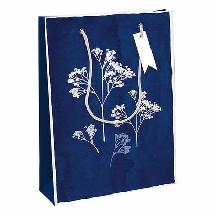 Пакет бумажный подарочный 37,3*11,8*27,5 см "Cyanotype"