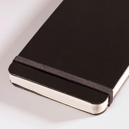 Блокнот А6 90*150 мм, 184 л., лин. "Leuchtturm1917. Portrait Pocket" тв. обл., кожзам., на резинке, красный портвейн