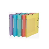 Папка на резинках 25 мм. "Chromaline Pastel" пласт., ассорти