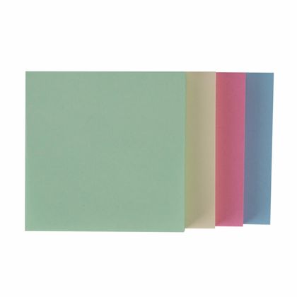 Бумага д/з на кл. осн. 75*75 мм "Funny notes" 400 л., флуоресц. ассорти