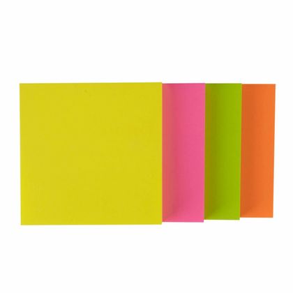 Бумага д/з на кл. осн. 75*75 мм "Funny notes" 400 л., ассорти пастель