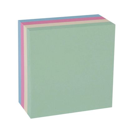 Бумага д/з на кл. осн. 75*75 мм "Funny notes" 400 л., ассорти пастель