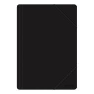 Папка на резинках 15 мм. "Office Products" пласт., черный