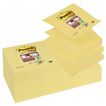 Бумага д/з на кл. осн. 76*76 мм "Post-it SuperSticky Z-Notes. R330-12SS-CY" 90 л., желтый