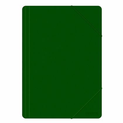 Папка на резинках 15 мм. "Office Products" пласт., зелёный