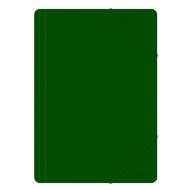 Папка на резинках 15 мм. "Office Products" пласт., зелёный