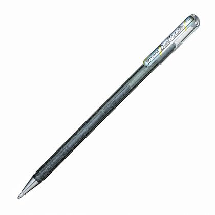 Ручка гелевая "Dual Metallic" 1.0 мм синий+зеленый металлик