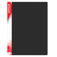 Папка на 30 карманов "Office Product" пласт., черный
