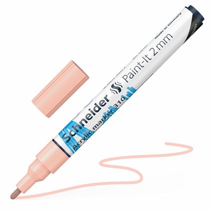 Маркер акриловый  "Paint-It 310" 2 мм, черный