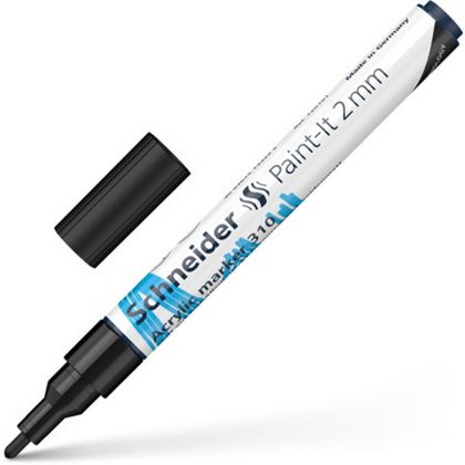 Маркер акриловый  "Paint-It 310" 2 мм, черный