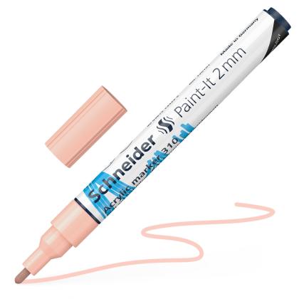 Маркер акриловый  "Paint-It 310" 2 мм, розовый