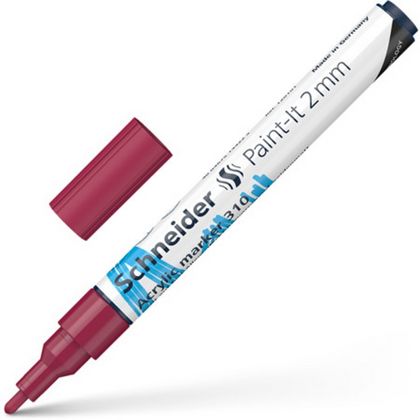 Маркер акриловый  "Paint-It 310" 2 мм, бордовый