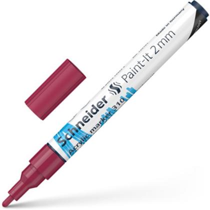 Маркер акриловый  "Paint-It 310" 2 мм, бордовый