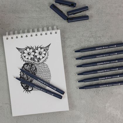 Набор ручек капиллряных "Fineliner Pictus", 8 шт., ассорти