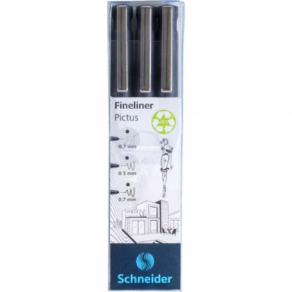 Набор ручек капиллярных "Fineliner Pictus", 8 шт., ассорти