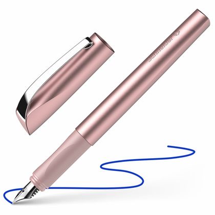 Ручка перьевая М "Ceod Shiny" метал., светло-золотой, патрон синий