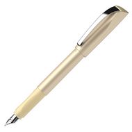 Ручка перьевая М "Ceod Shiny" метал., светло-золотой, патрон синий