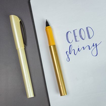 Ручка роллер "Ceod Shiny" пласт., синий, стерж. синий