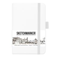 Скетчбук "Sketchmarker" 9*14 см, 140 г/м2, 80 л., белый