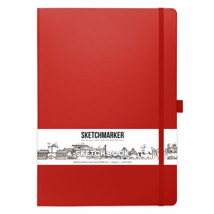 Скетчбук "Sketchmarker" 21*30 см, 140 г/м2, 80 л., лимонный