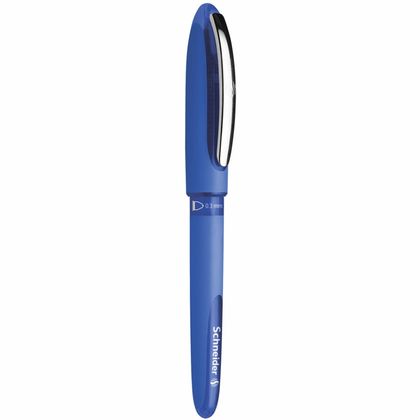 Ручка роллер "One Hybrid C" 0,3 мм, пласт., синий/черный, стерж. черный
