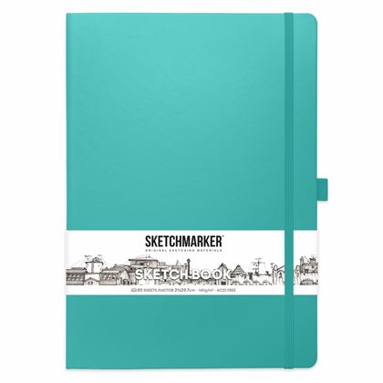 Скетчбук "Sketchmarker" 21*30 см, 140 г/м2, 80 л., белый