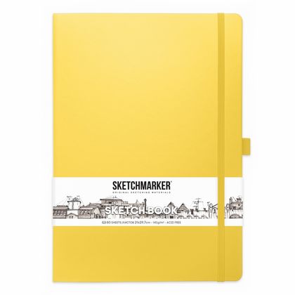 Скетчбук "Sketchmarker" 21*30 см, 140 г/м2, 80 л., белый