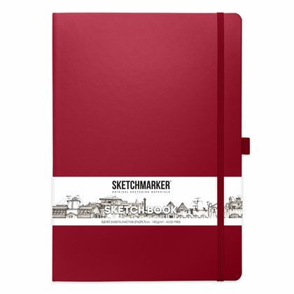Скетчбук "Sketchmarker" 21*30 см, 140 г/м2, 80 л., белый