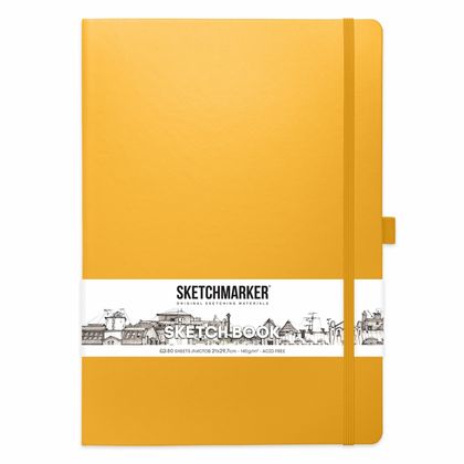 Скетчбук "Sketchmarker" 21*30 см, 140 г/м2, 80 л., аквамарин