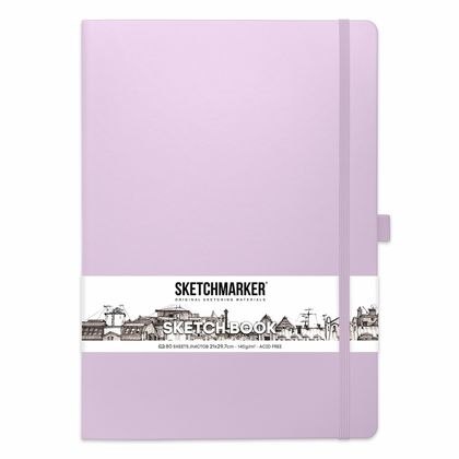 Скетчбук "Sketchmarker" 21*30 см, 140 г/м2, 80 л., аквамарин