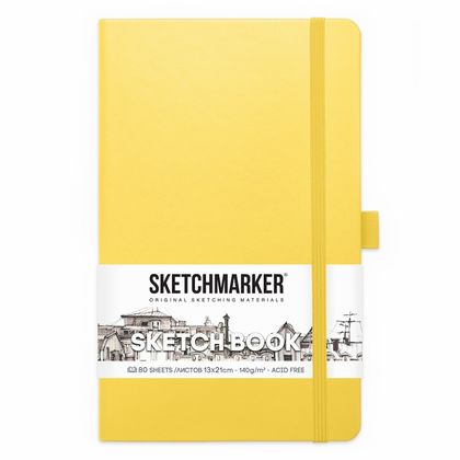 Скетчбук "Sketchmarker" 13*21 см, 140 г/м2, 80 л., королевский синий