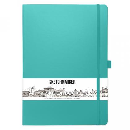 Скетчбук "Sketchmarker" 21*29,7 см, 140 г/м2, 80 л., фиолетовый пастельный