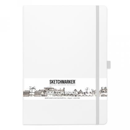 Скетчбук "Sketchmarker" 21*29,7 см, 140 г/м2, 80 л., фиолетовый пастельный