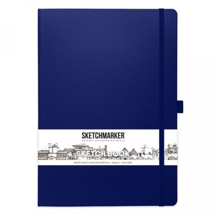 Скетчбук "Sketchmarker" 21*29,7 см, 140 г/м2, 80 л., фиолетовый пастельный