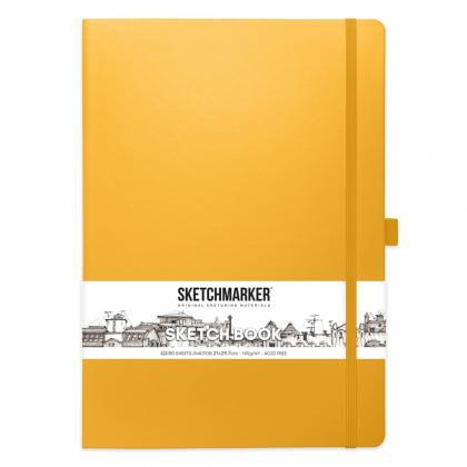 Скетчбук "Sketchmarker" 21*29,7 см, 140 г/м2, 80 л., фиолетовый пастельный