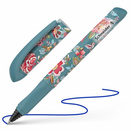 Ручка роллер "Voice M" пласт., морская волна, стерж. синий