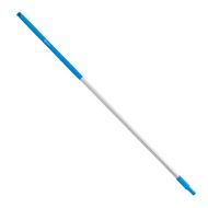 Ручка для щетки алюминиевая 150 см, d=32мм, цв.синий