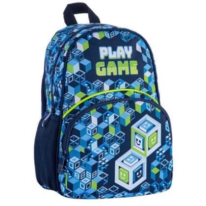 Рюкзак детский "Play game" полиэстер, синий