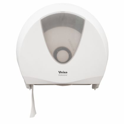 Диспенсер  VEIRO Professional JUMBO для туалетной бумаги в больших и средних рулонах, черный